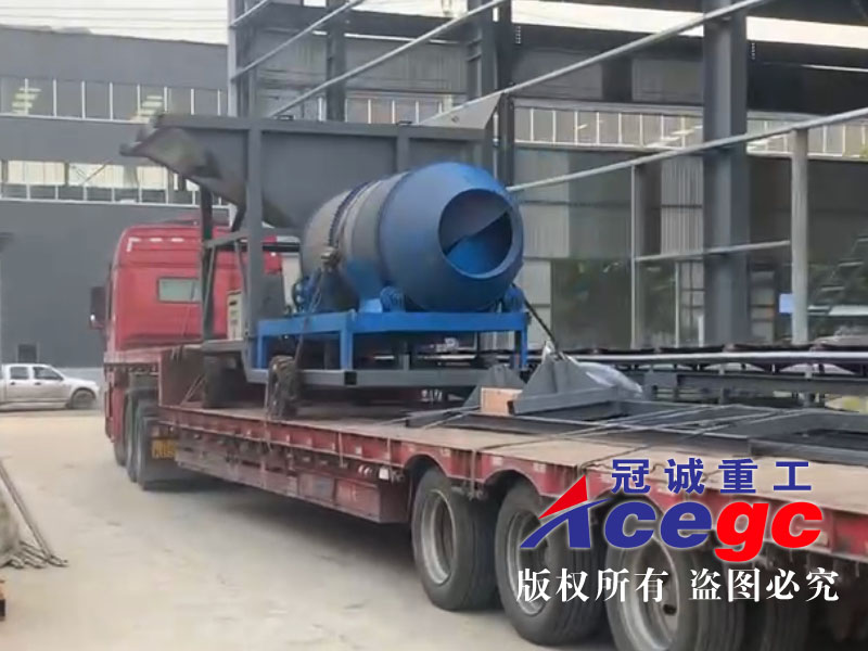 移動(dòng)滾筒洗砂機(jī)廠家發(fā)貨現(xiàn)場